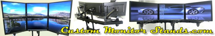 PC dual monitor mount, multiple computer monitor stand, dual monitors, multiple monitor mount, multiple lcd mount, lcd displays, lcd mounts